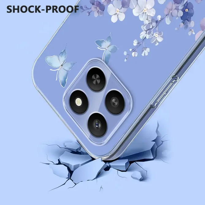 Coque Honor 400 Smart 5G / 4G Fleurs et Papillons