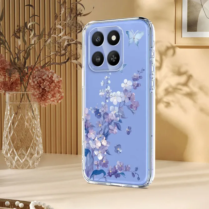 Coque Honor 400 Smart 5G / 4G Fleurs et Papillons