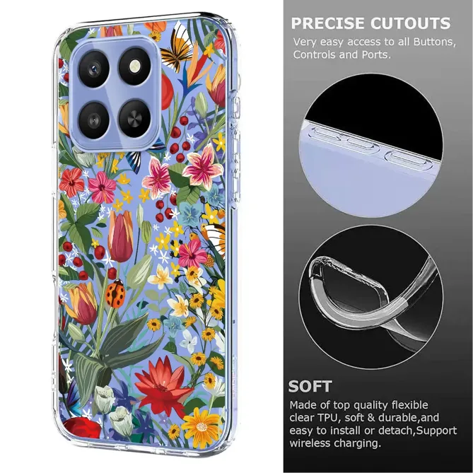 Coque Honor 400 Smart 5G / 4G Fleur de Lys