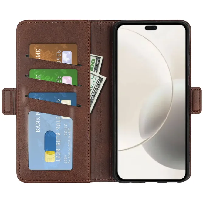 Étui Honor 400 Smart 5G / 4G portefeuille revêtement simili cuir mat