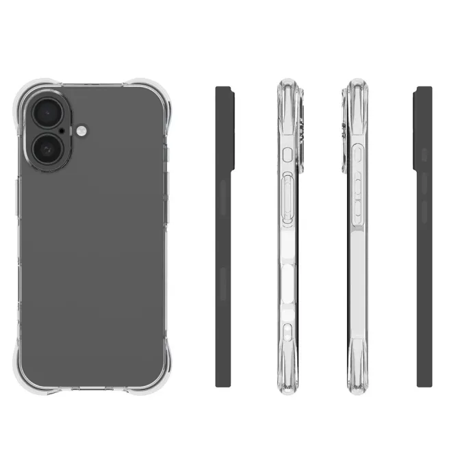 Pack iPhone 17 | Coque Coins Renforcés Transparente avec 2 Verre Tremp