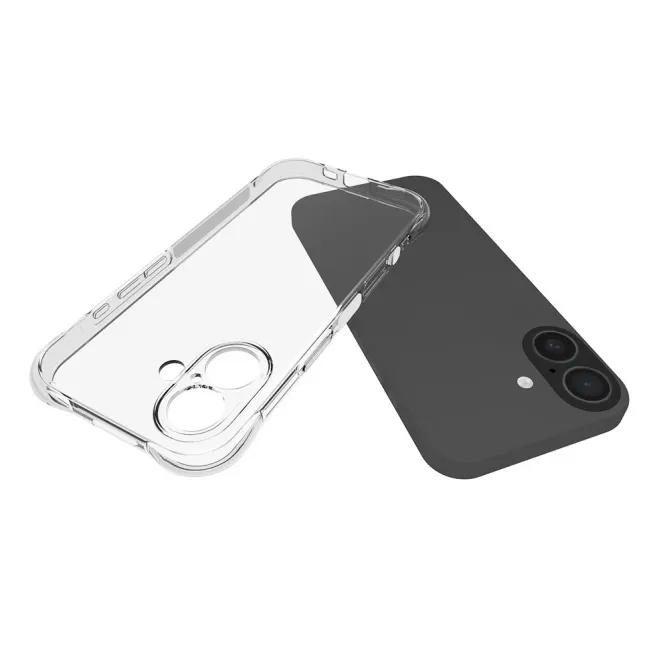 Pack iPhone 17 | Coque Coins Renforcés Transparente avec 2 Verre Tremp