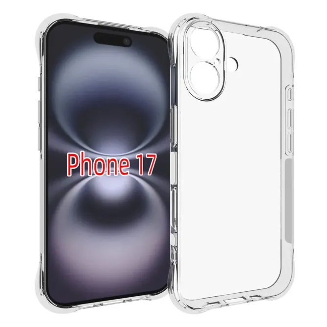 Pack iPhone 17 | Coque Coins Renforcés Transparente avec 2 Verre Tremp