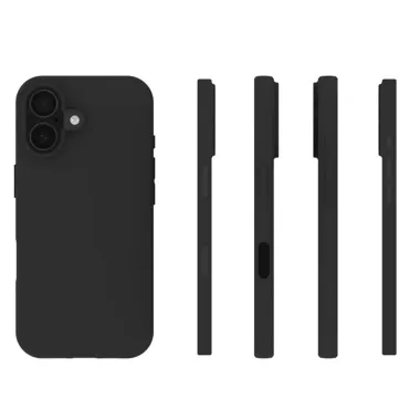 Coque Noire Mat iPhone 17 avec Verre Trempé