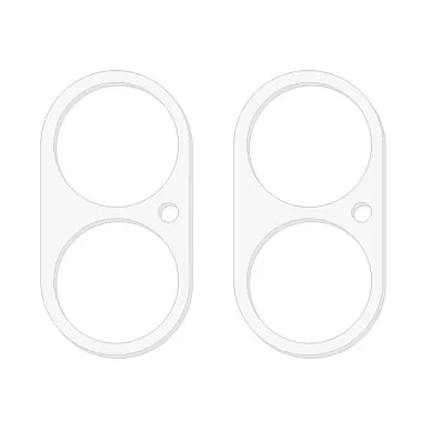 Verre Trempé iPhone 17 pour lentille (2 pièces)