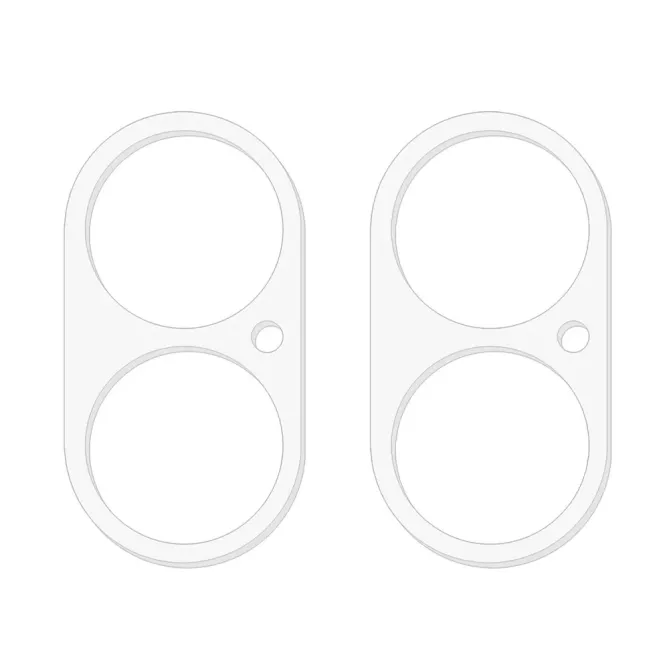 Verre Trempé iPhone 17 pour lentille (2 pièces)