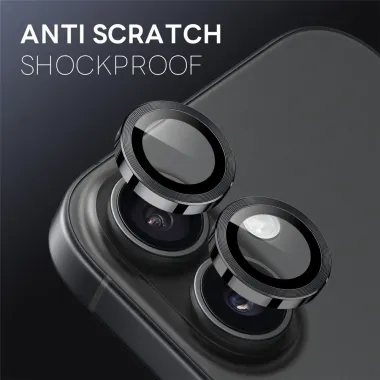Verre Trempé iPhone 17 pour lentille (2 pièces) |TITAN Noir - photo 6