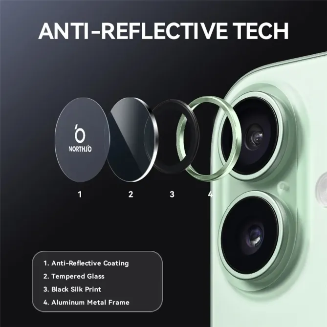 Verre Trempé iPhone 17 pour lentille (2 pièces) |TITAN