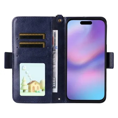 Housse iPhone 17 Sac à Main avec Bandoulière Bleu marine - photo 2