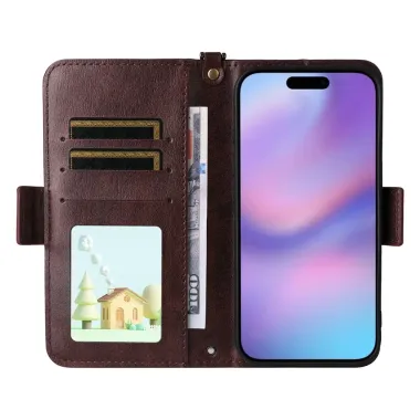 Housse iPhone 17 Sac à Main avec Bandoulière Marron - photo 18