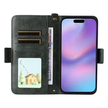 Housse iPhone 17 Sac à Main avec Bandoulière Vert foncé - photo 23