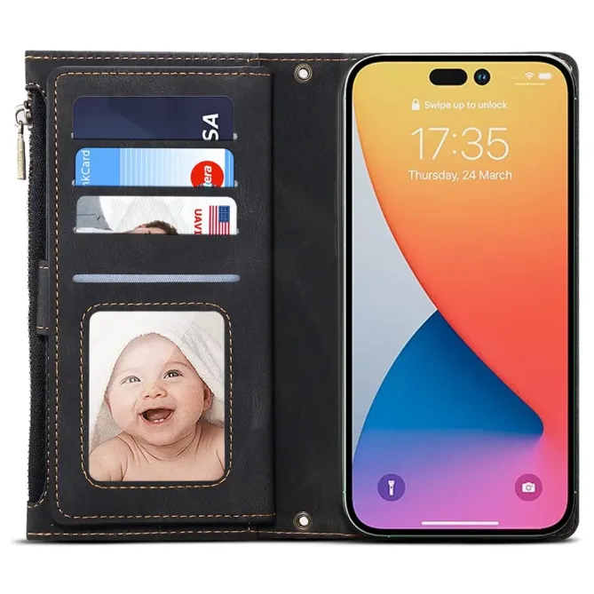 Housse iPhone 17 Portefeuille Irène