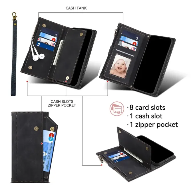 Housse iPhone 17 Portefeuille Irène