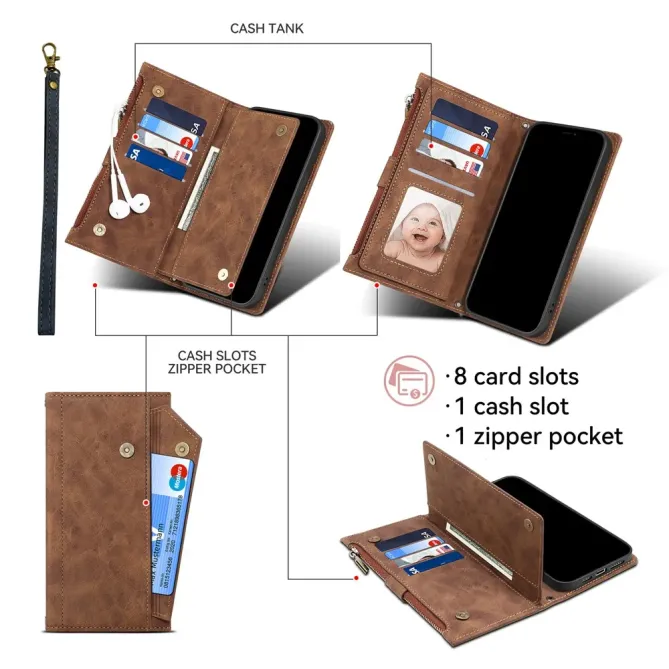 Housse iPhone 17 Portefeuille Irène