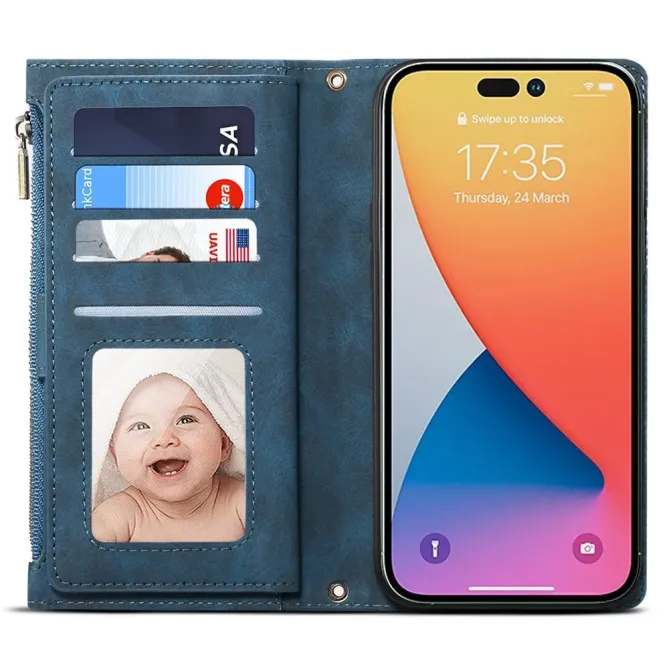 Housse iPhone 17 Portefeuille Irène
