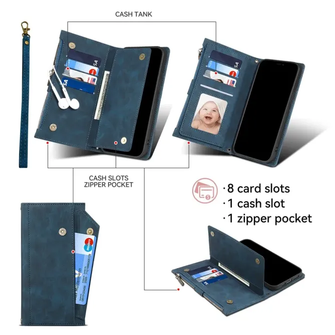 Housse iPhone 17 Portefeuille Irène
