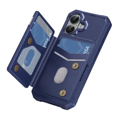 Coque iPhone 17 Portefeuille Antichoc RFID | Valv Bleu marine - photo 23