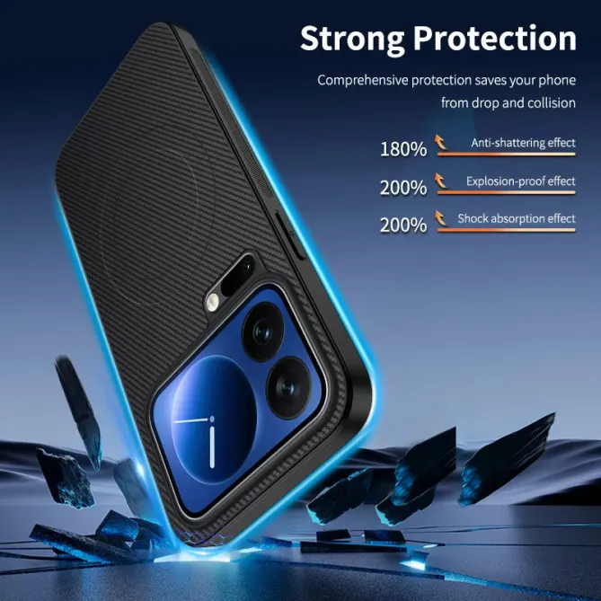 Coque Xiaomi 17 Pro Finition Carbone | Raxon