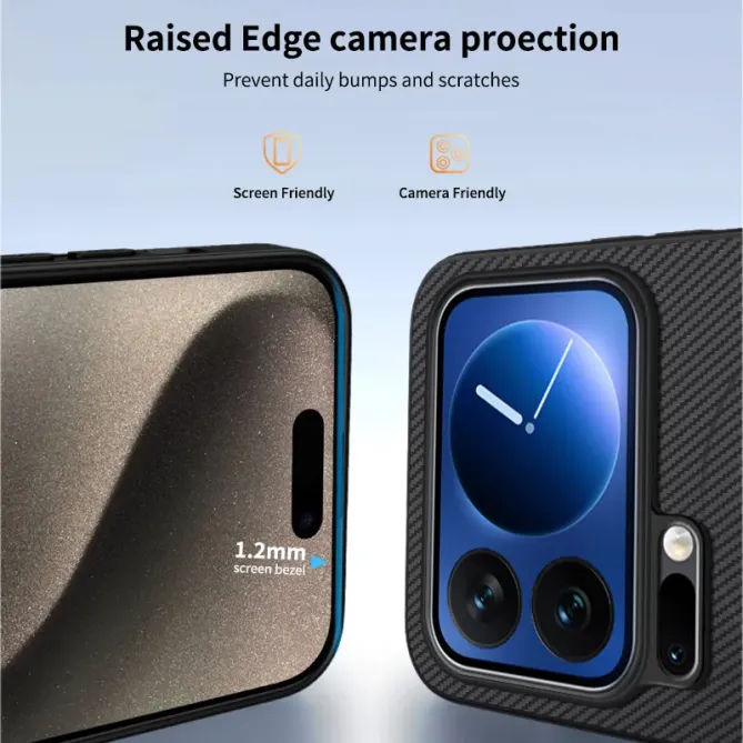 Coque Xiaomi 17 Pro Finition Carbone | Raxon