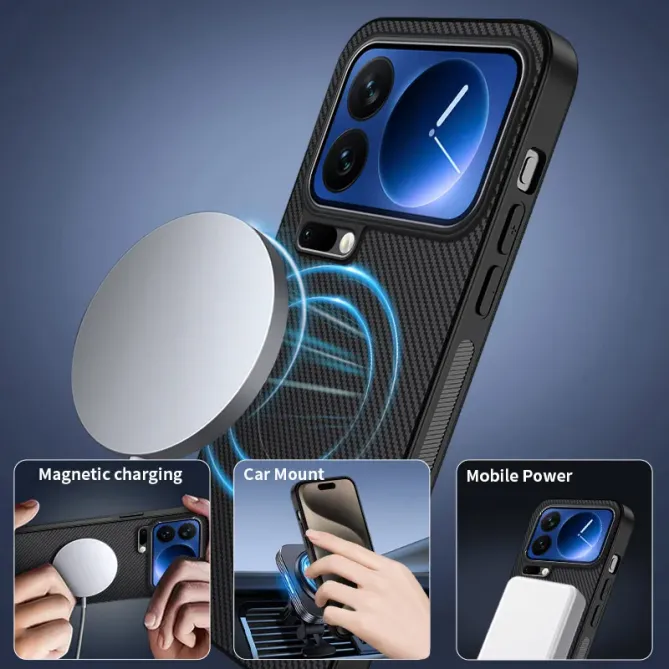 Coque Xiaomi 17 Pro Finition Carbone | Raxon