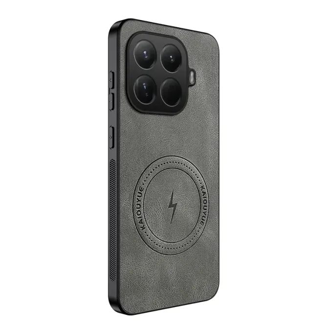 Coque Xiaomi 15T Pro Compatible MagSafe - Finition Mate Translucide - Bumper TPU Anti-choc - Aimant Intégré - Noir