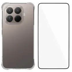 Pack Xiaomi 15T Pro | Coque Coins Renforcés Transparente avec Verre Tr