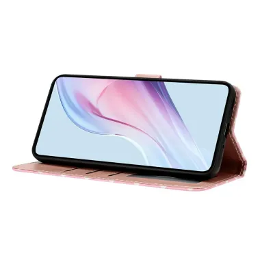 Housse iPhone 17 à pois avec porte-cartes et support pliable Rose - photo 13