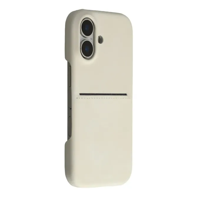 Coque iPhone 17 avec emplacement carte et toucher doux