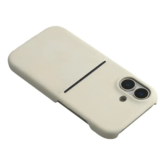 Coque iPhone 17 avec emplacement carte et toucher doux