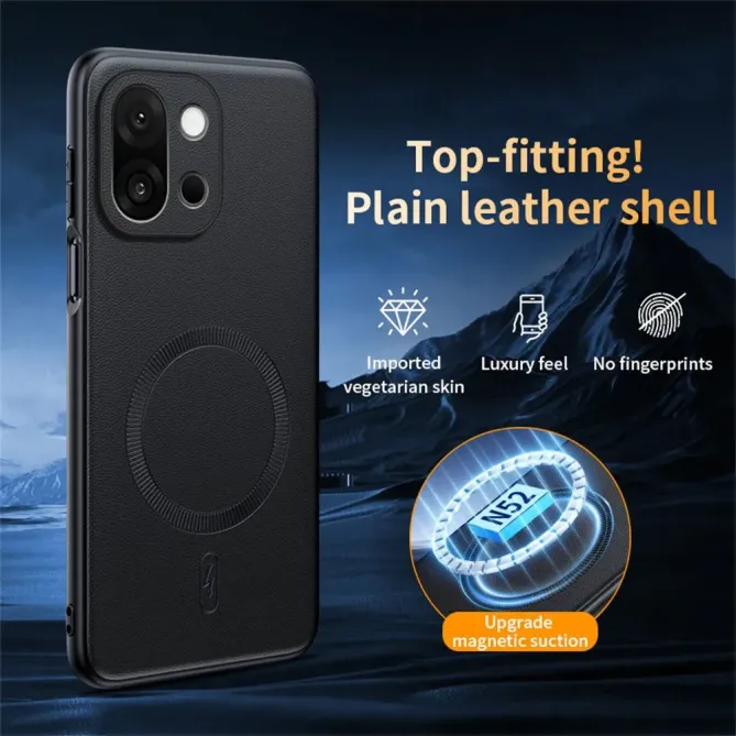 Coque OnePlus 15 cuir magnétique