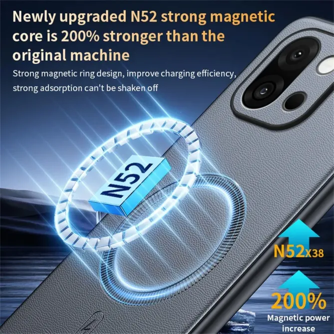 Coque OnePlus 15 cuir magnétique