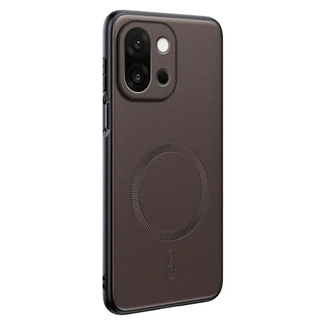 Coque OnePlus 15 cuir magnétique