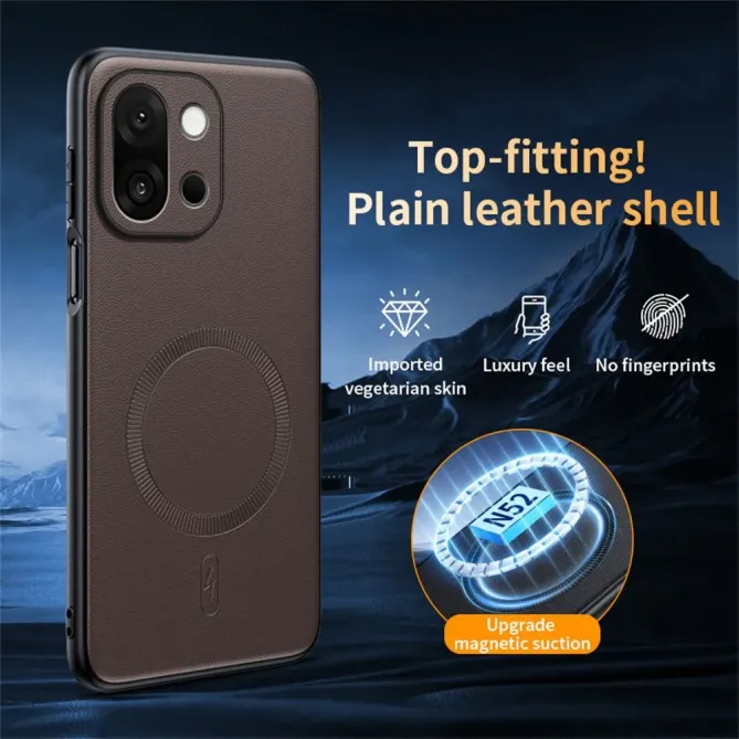 Coque OnePlus 15 cuir magnétique