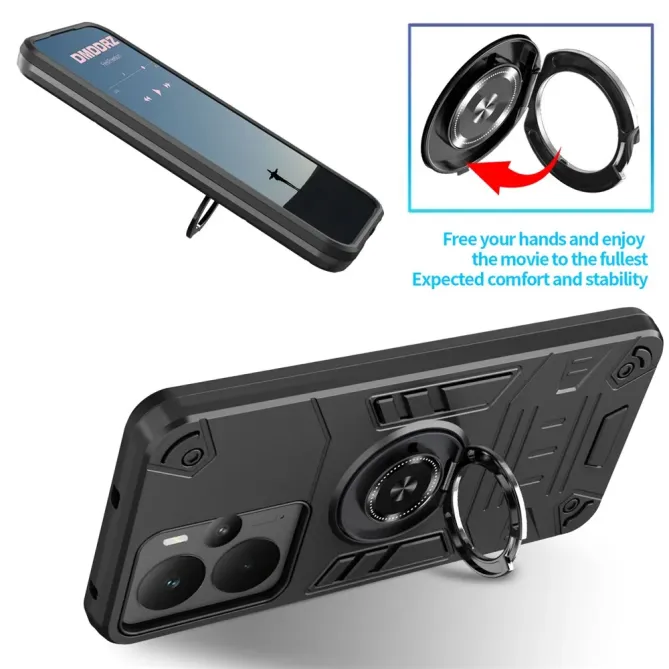 Coque Realme 14 5G / 14T 5G avec support et protection renforcée