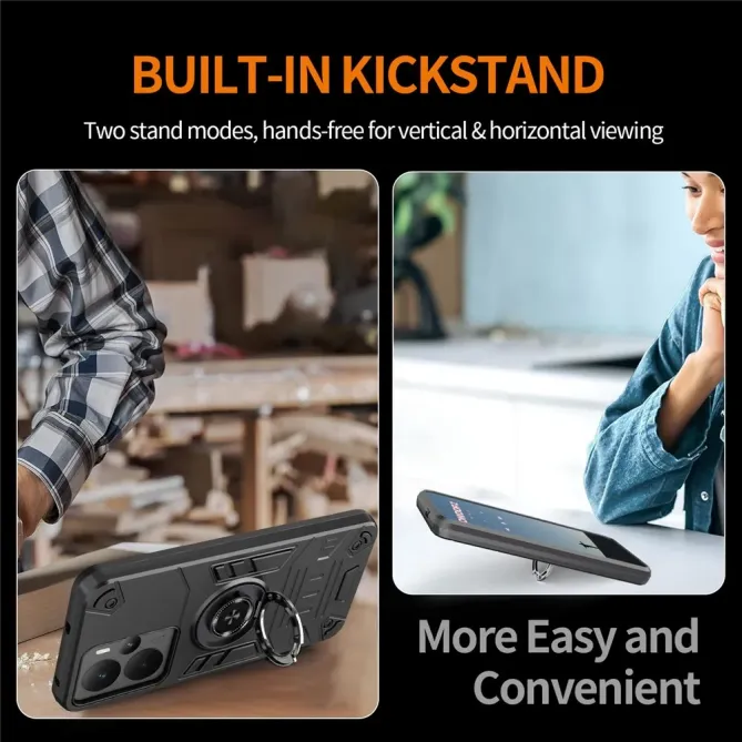 Coque Realme 14 5G / 14T 5G avec support et protection renforcée