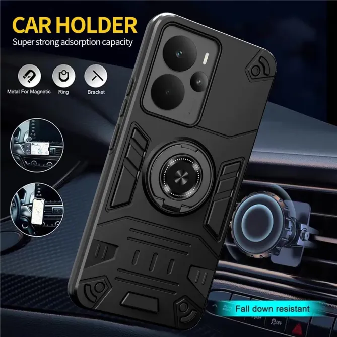 Coque Realme 14 5G / 14T 5G avec support et protection renforcée