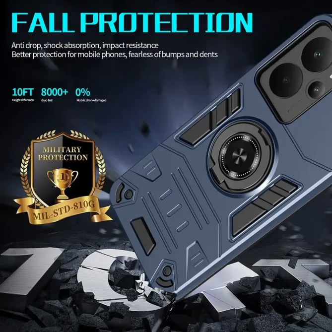 Coque Realme 14 5G / 14T 5G avec support et protection renforcée