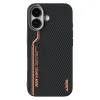 Coque iPhone 17 Racing Noir et Orange
