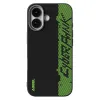 Coque iPhone 17 Racing Noir et Vert Compatible MagSafe