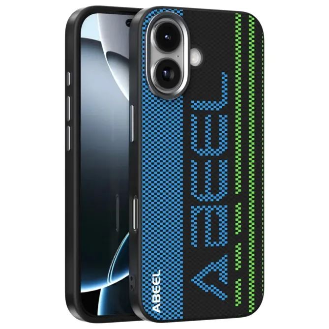 Coque iPhone 17 Racing Compatible MagSafe - Bleu