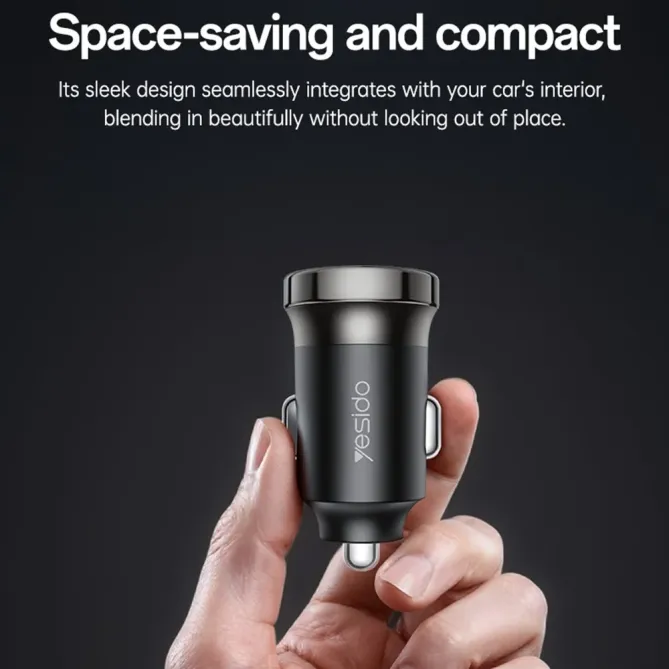 Chargeur Voiture Allume-Cigare 30W USB-C Charge Rapide