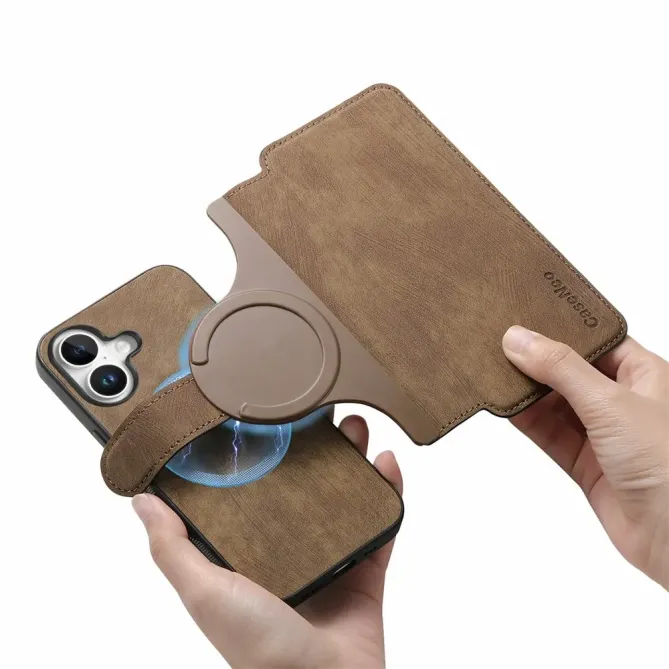 Housse Portefeuille iPhone 17 Coque Magnétique | GRAVENO