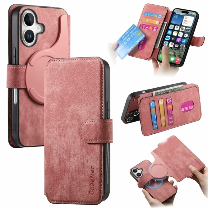 Housse Portefeuille iPhone 17 Coque Magnétique | GRAVENO Or Rose - photo 25
