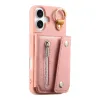 Coque iPhone 17 Portefeuille Béquille Anneau D-Ring