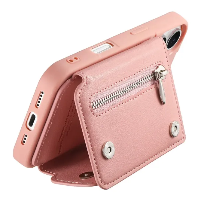 Coque iPhone 17 Portefeuille Béquille Anneau D-Ring