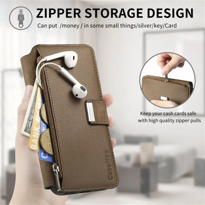 Housse iPhone 17 Zippée Détachable | MW-02