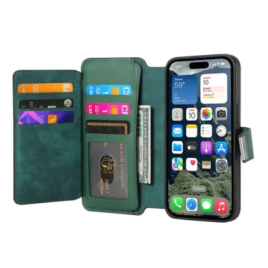 Housse iPhone 17 Zippée Détachable | MW-02 Vert foncé - photo 40