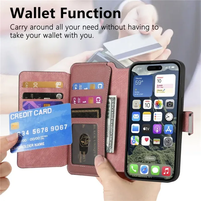 Housse iPhone 17 Zippée Détachable | MW-02