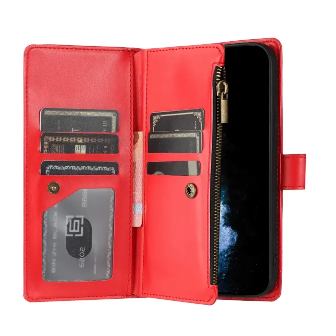 Housse Portefeuille Xiaomi 15T Grande Capacité avec Poche Zippée