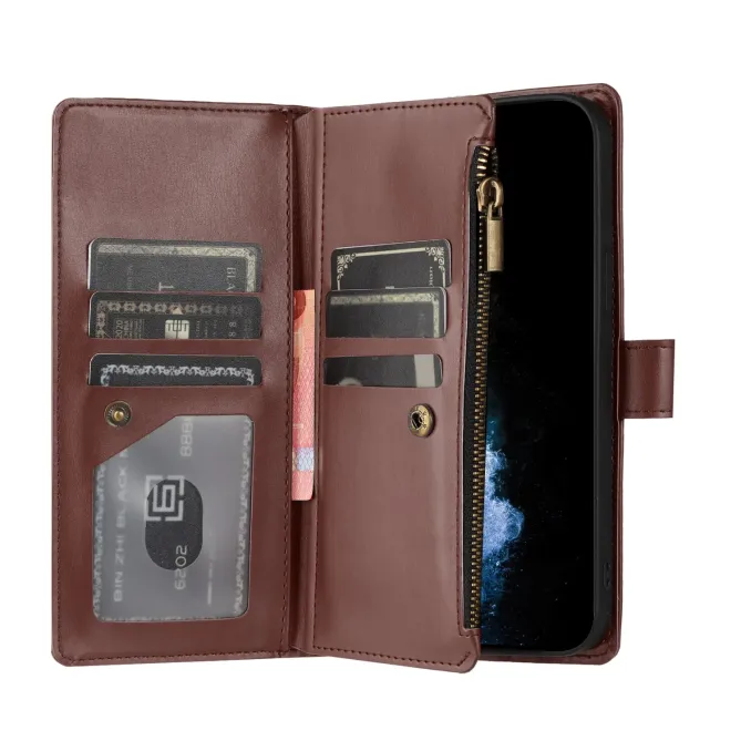 Housse Portefeuille Xiaomi 15T Grande Capacité avec Poche Zippée